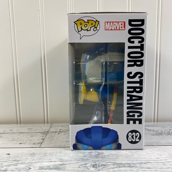 Funko Avengers Mech Strike Doctor Strange Figure - Blue and Yellow New in Box - Picture 5 of 7